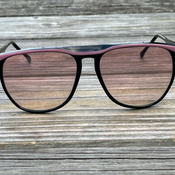 Bausch + Lomb Sunglasses Style V111W0143 Women BlackPink Eye Wear Made Italy - Picture 7 of 15